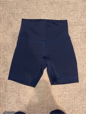 lululemon athletica Dark Navy High-Waist Bike Shorts